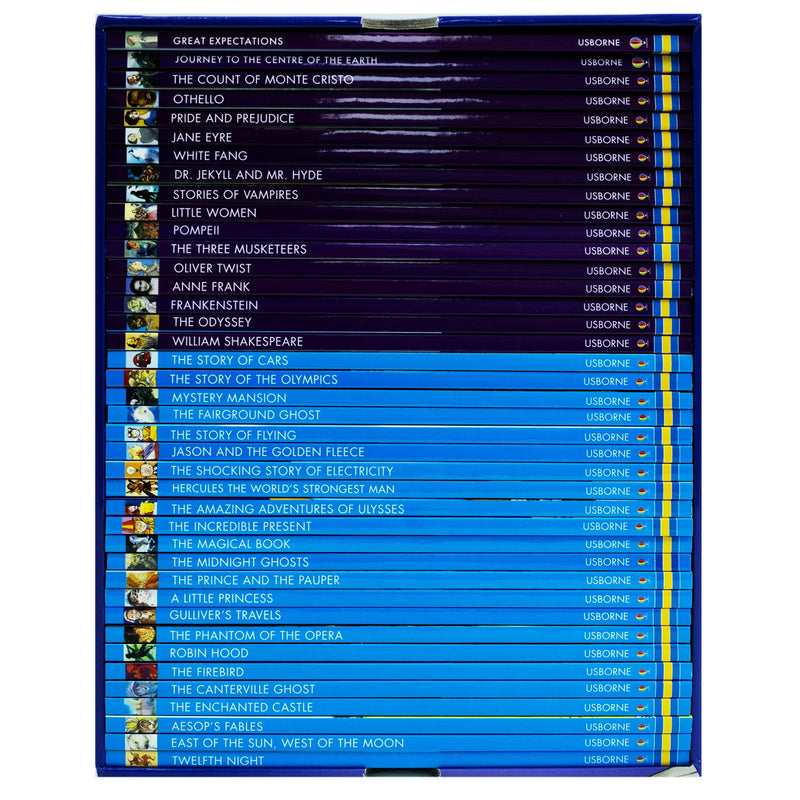 Usborne Reading Collection for Confident Readers 40 Books Collection Box Set by Usborne - Fiction - Box Set