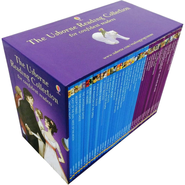 The Usborne Reading Collection for Confident Readers 40 Books Box Set - The Book Bundle