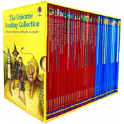 Set of 80 Usborne Young Reading collection books for confident readers, featuring fiction stories in a boxed set by Usborne Publishing.