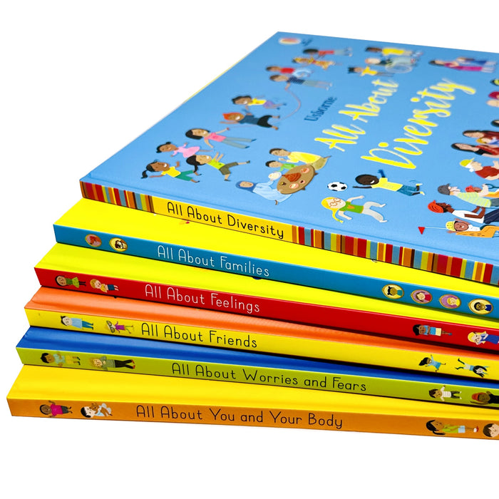 Usborne All About Feelings My First Books 6 Books Set By Felicity Brooks (All About Feelings) - The Book Bundle