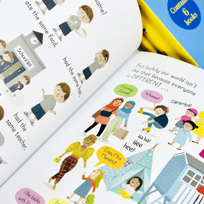 Usborne All About Feelings My First Books 6 Books Set By Felicity Brooks (All About Feelings) - The Book Bundle