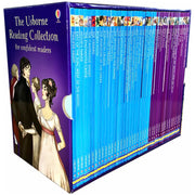 Usborne Young Reading collection set featuring 80 fiction books for confident readers, arranged in a box set by Usborne Publishing.