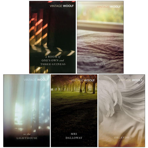 Virginia Woolf Collection 5 Books Set Waves, To the Lighthouse,Orlando - The Book Bundle