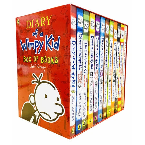 Diary of a Wimpy Kid & Big Nate 20 Books Collection Set by Jeff Kinney & Lincoln Peirce - Fiction - Paperback
