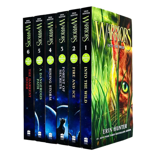 Warrior Cats Series 1: The Prophecies Begin - 6 Books Collection Set By Erin Hunter - The Book Bundle