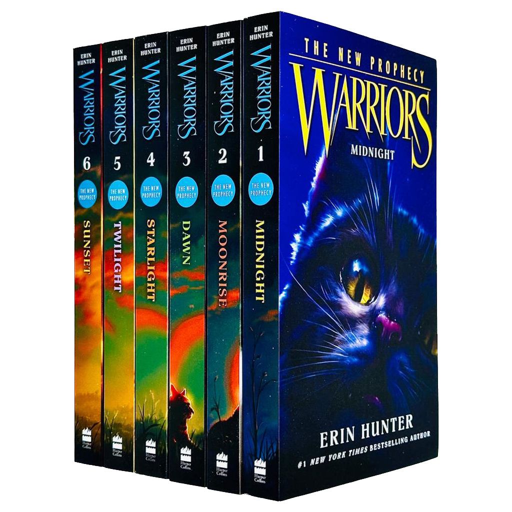 Warrior Cats Volume 1 to 12 Books Collection Set (The Complete First Series  (Warriors: The Prophecies Begin Volume 1 to 6) & The Complete Second Series  (Warriors: The New Prophecy Volume 7