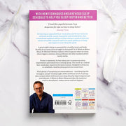 Paperback book titled "4 Weeks to Better Sleep" by Dr. Michael Mosley, featuring cover with sleep-related imagery.