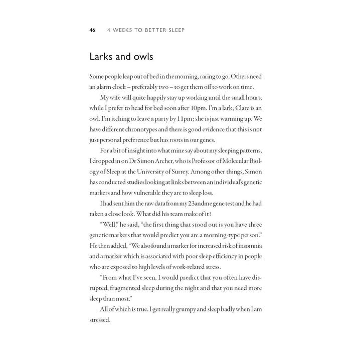 4 Weeks to Better Sleep: How to get a better night's sleep by Dr Michael Mosley - The Book Bundle