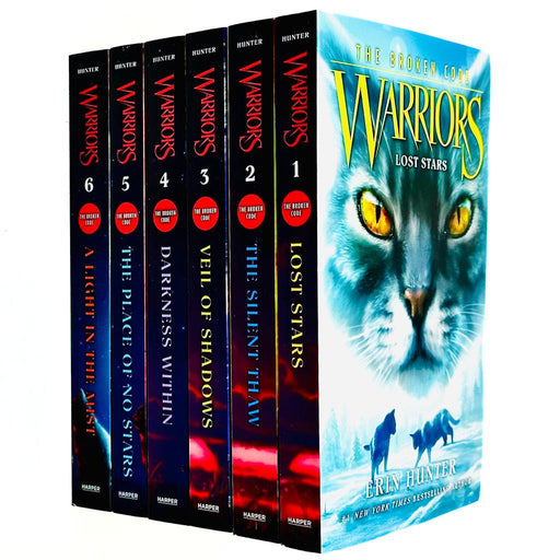 Warriors Cat: The Broken Code Book 1-6 Series 6 Books Collection Set By Erin Hunter - The Book Bundle