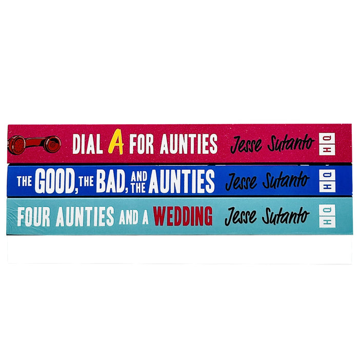 Aunties Series 3 Books Collection Set By Jesse Sutanto (Dial A For Aunties) - The Book Bundle