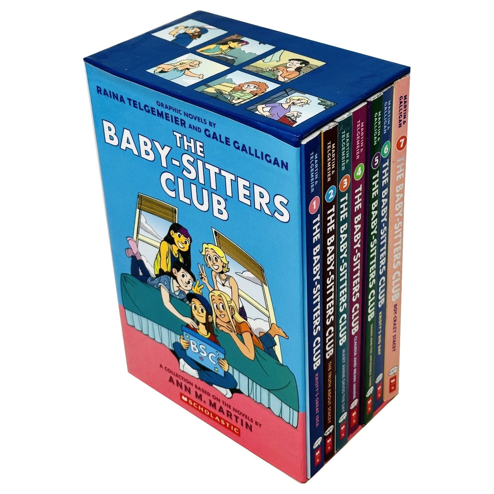 Baby-Sitters Club Graphix 7 Book Set Full-Color Edition Paperback