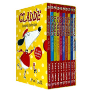 Claude Complete Collection box set by Alex T. Smith featuring ten colorful book covers from the Rather Smashing Adventures series.