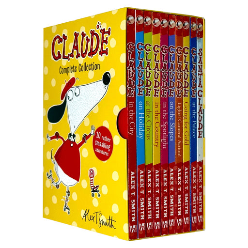 Claude Complete Collection Rather Smashing Adventures 10 Books Box Set by Alex T. Smith - The Book Bundle