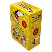 Set of 10 "Claude Complete Collection" books by Alex T. Smith, featuring colorful illustrations and character covers from the adventure series.