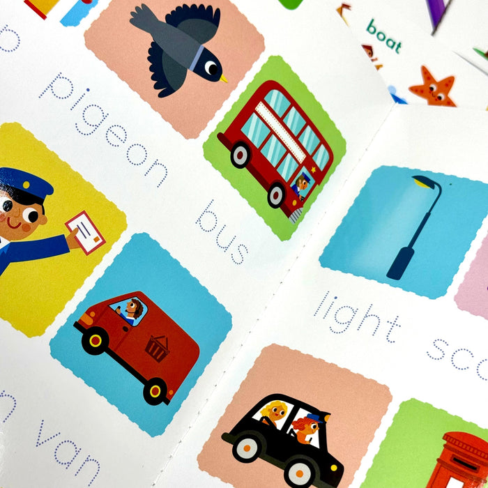 Wipe Clean Words Activity Pack Collection 4 Books Set (with pen) - The Book Bundle