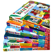 Bizzy Bear: Series 2 Collection 6 Board Books Set by Benji Davies (Zoo Ranger, Dinosaur Safari, Camping Trip, Pirate Adventure, Space Rocket & Pizza Time) - The Book Bundle