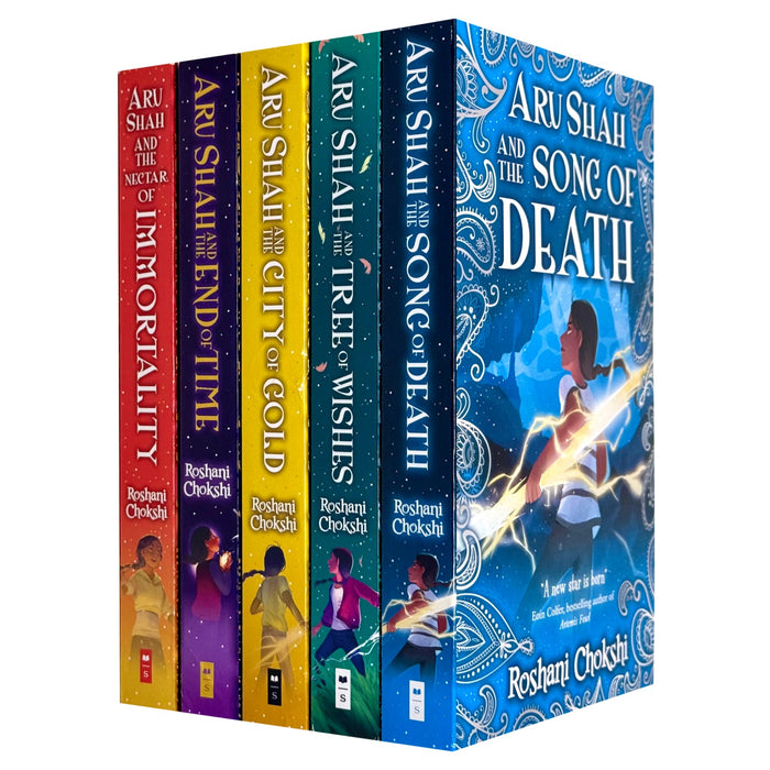 Pandava Rick Riordan Presents Aru Shah Series Books 1 - 5 Collection by Roshani Chokshi - The Book Bundle