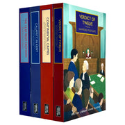 Set of four British Library Crime Classics paperbacks including works by Raymond Postgate and Freeman Wills Crofts, fiction mystery books