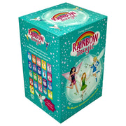 Rainbow Magic Series 21 books collection by Daisy Meadows, featuring colorful covers of fairy fiction stories for children.