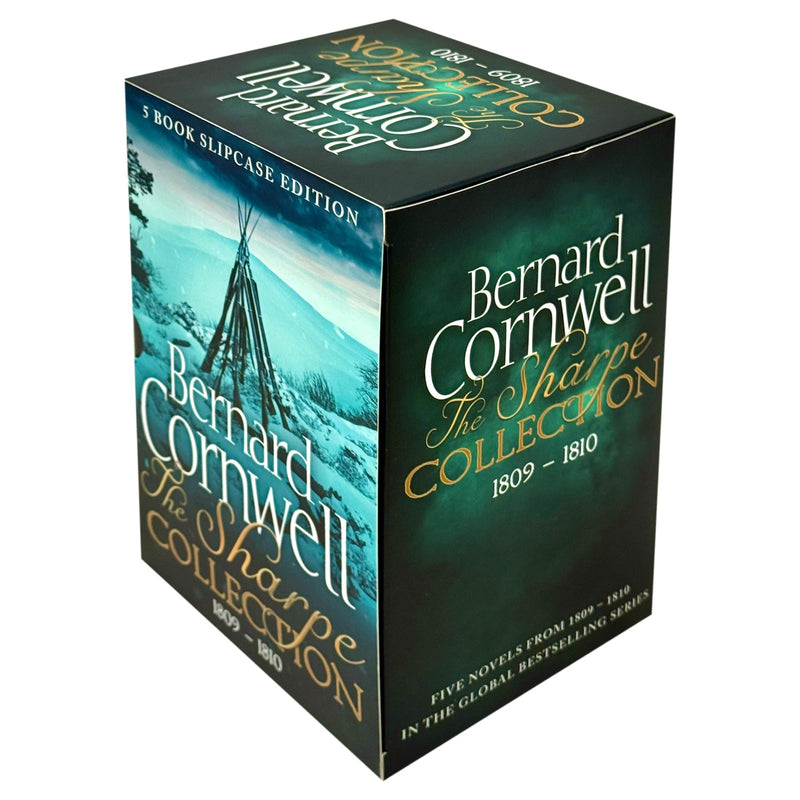 Sharpe Series Books 6-10 collection box set by Bernard Cornwell, featuring titles like Sharpe's Rifles, Havoc, Eagle, Gold, and Escape.