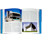 Hardcover book titled "The 50 Greatest Architects" by Ike Ijeh, featuring architectural illustrations on the cover.