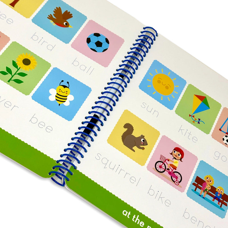 Wipe Clean Words Activity Book for Early Vocabulary Development by Sandcastle Books - Ages 3–5 - Paperback