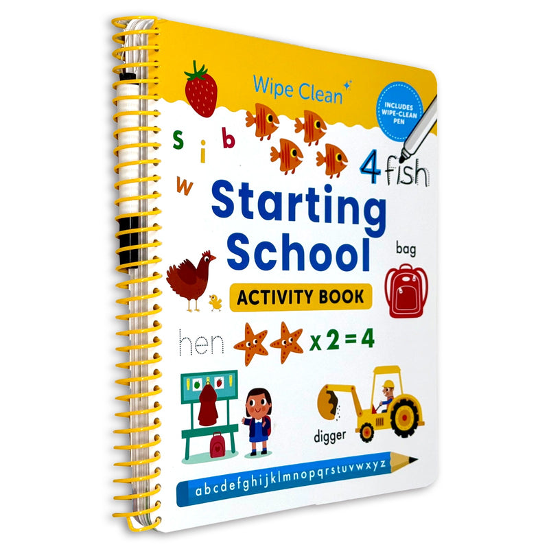 Wipe Clean Starting School Activity Book by Sandcastle Books - Fiction - Paperback