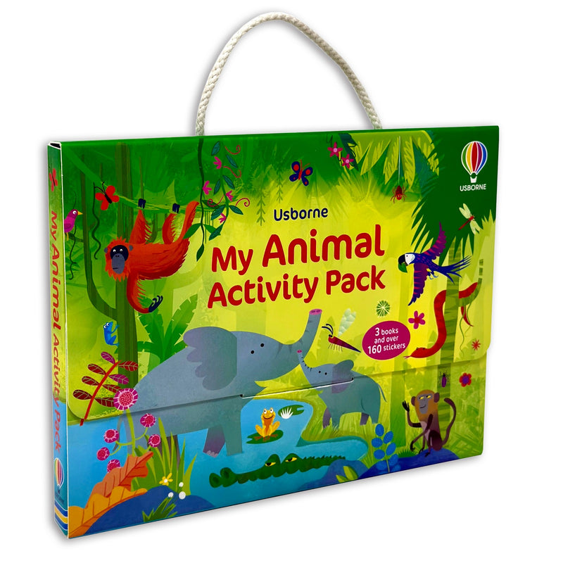 Usborne Animals Activity Pack 3 Books and over 160 Stickers - Fiction - Paperback