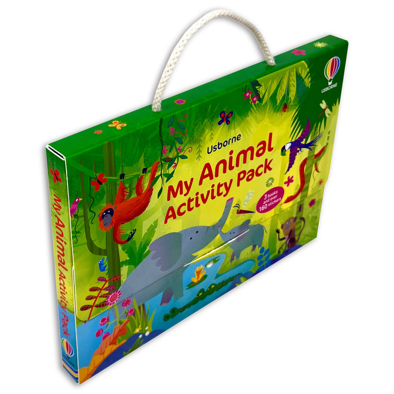 Usborne Animals Activity Pack 3 Books and over 160 Stickers - Fiction - Paperback
