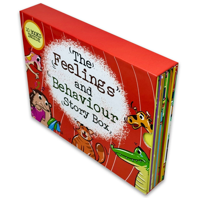 The Feelings And Behaviour Story Box 10 Books Collection Set - Ages 3-7 - Emotional Intelligence - Paperback