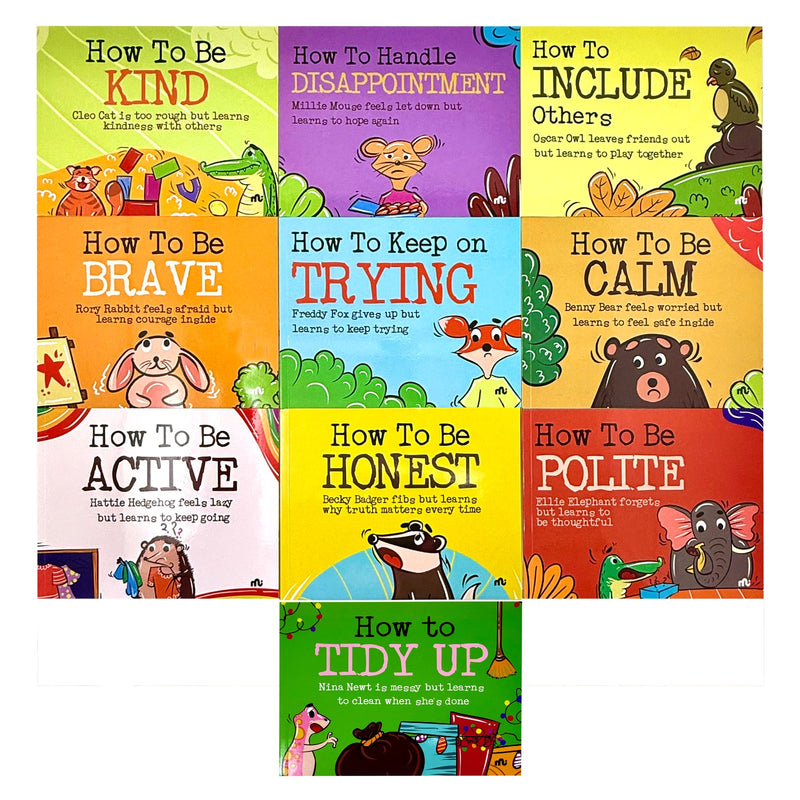 The Feelings And Behaviour Story Box 10 Books Collection Set - Ages 3-7 - Emotional Intelligence - Paperback