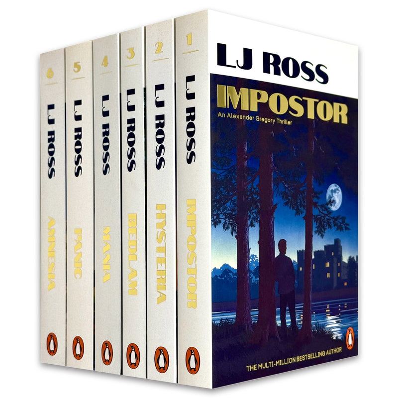 Alexander Gregory Thrillers 6 Books Collection Set by LJ Ross - Fiction - Paperback