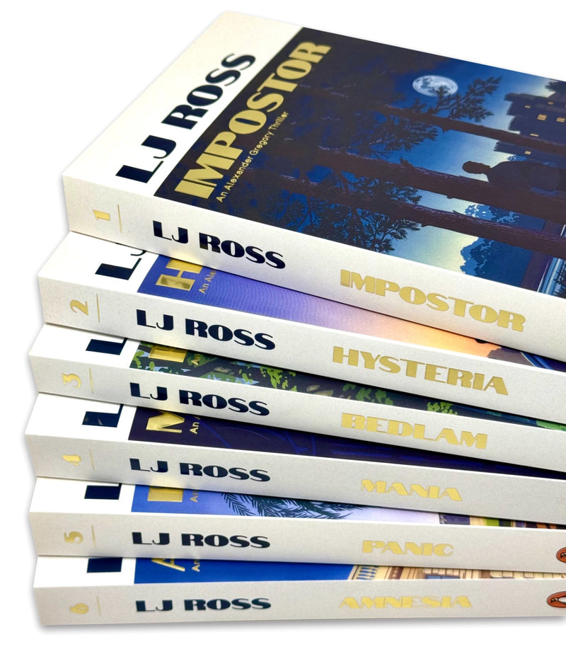 Alexander Gregory Thrillers 6 Books Collection Set by LJ Ross - Fiction - Paperback