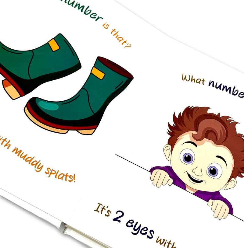 What Number Is That? Early Years Number Recognition Educational Book - Fiction -BoardBook