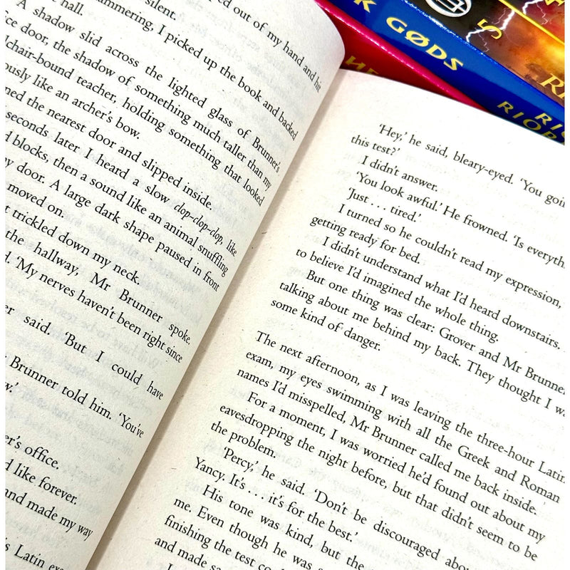 Percy Jackson & The Olympians 7 Books Collection Set by Rick Riordan - Fiction - Paperback
