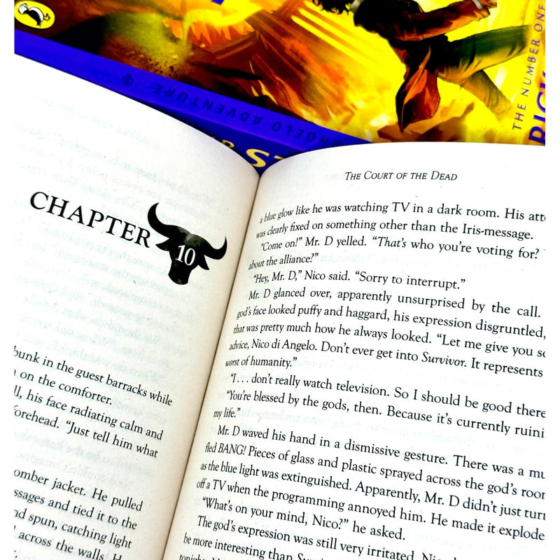 Nico Di Angelo Adventures 2-book collection by Rick Riordan and Mark Oshiro, Puffin fiction set cover