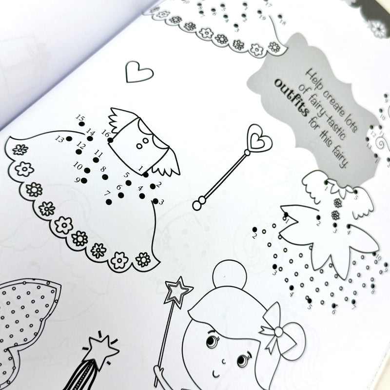 Super Dot-to-Dot Fun Sparkly Fairies by Parragon Books - The Book Bundle