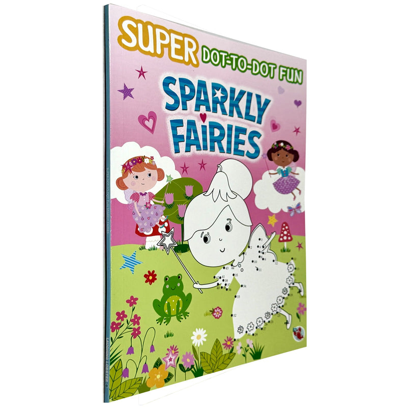 Super Dot-to-Dot Fun Sparkly Fairies by Parragon Books - The Book Bundle