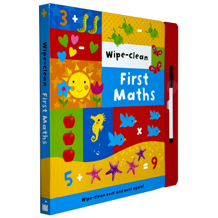 First Maths - Wipe Clean by Sandcastle Books Board book - The Book Bundle