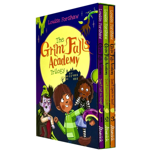 Forshaw & Louise Grim Falls Academy Series Collection Box Set with three fiction books by Maverick Arts Publishing, complete series.