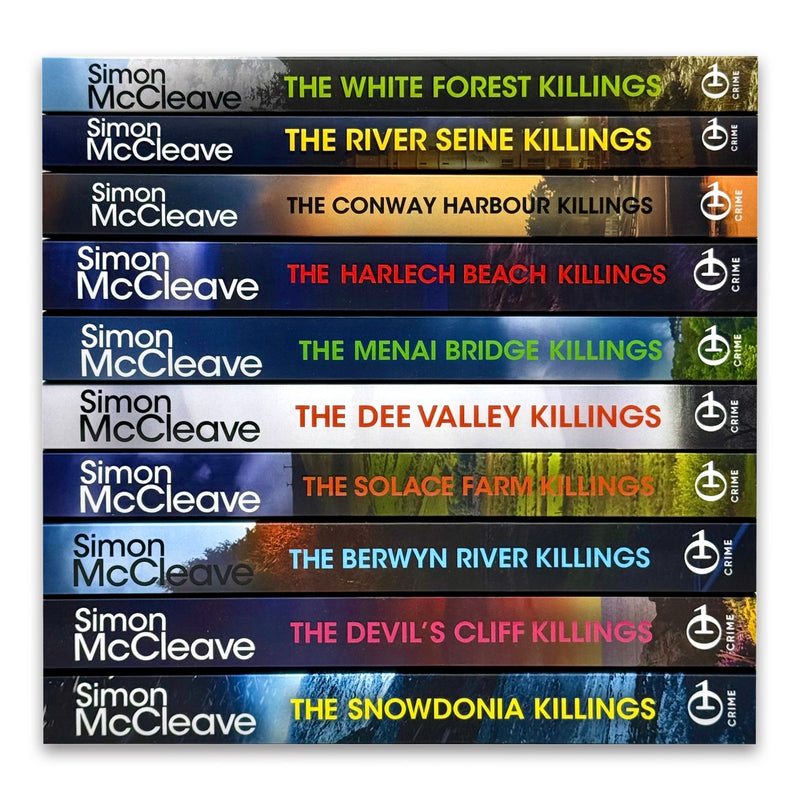 DI Ruth Hunter Series 1-10 Books Collection Set By Simon McCleave (The Snowdonia Killings, The Harlech Beach Killings and More)- Fiction - Paperback