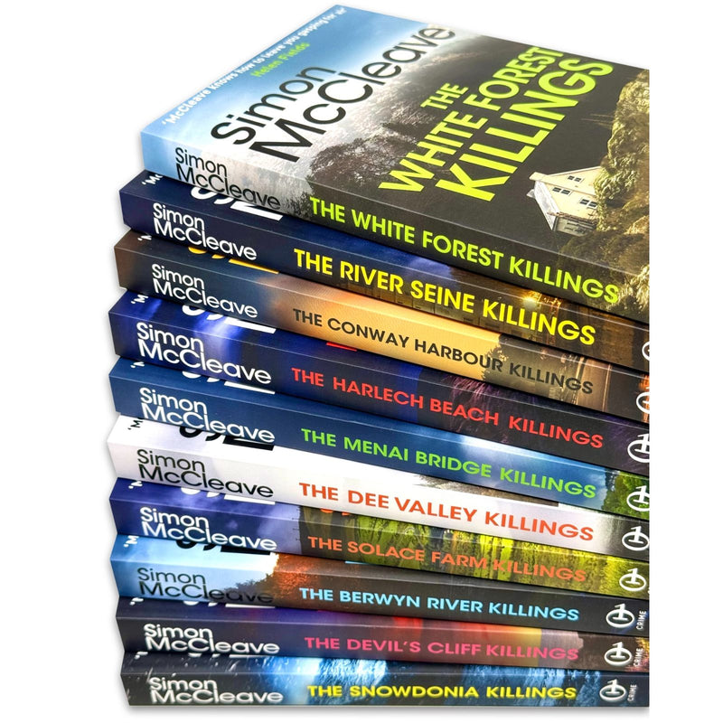 DI Ruth Hunter Series 1-10 Books Collection Set By Simon McCleave (The Snowdonia Killings, The Harlech Beach Killings and More)- Fiction - Paperback