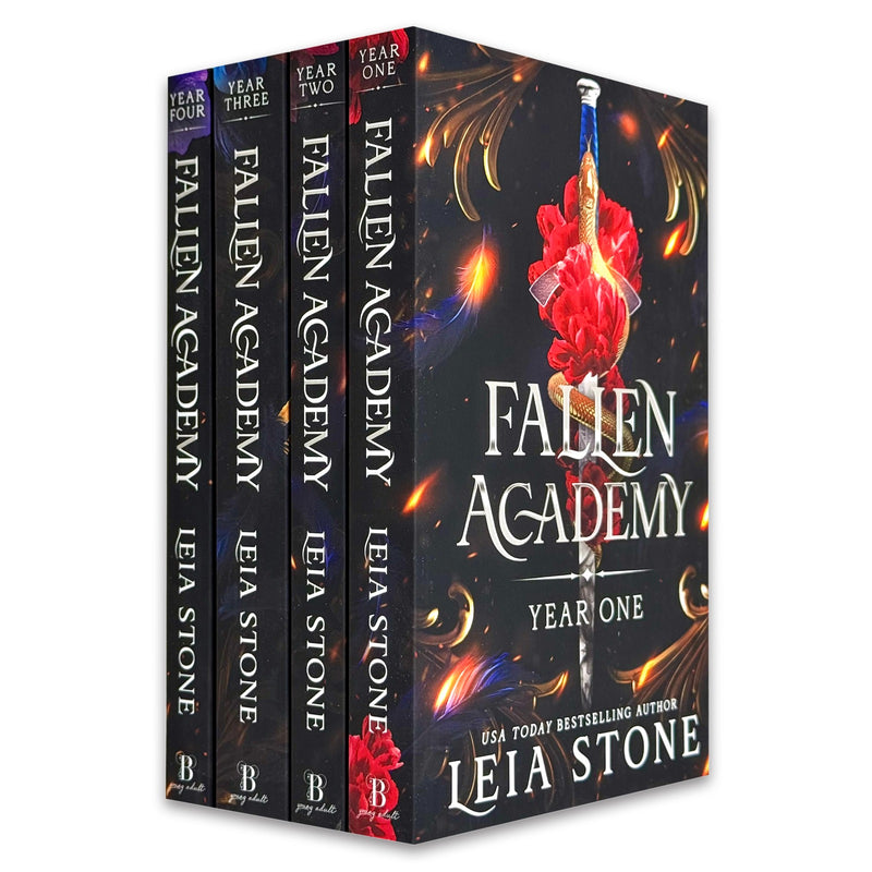 Fallen Academy Series 4 Books Collection Set by Leia Stone (Books 1-4)