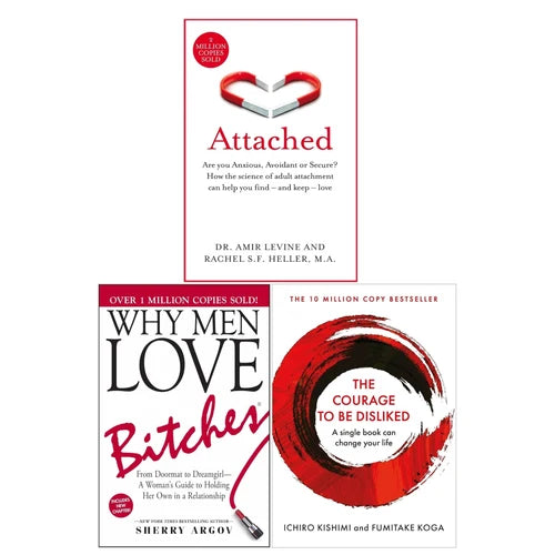 The Courage To Be Disliked, Why Men Love B*tches & Attached 3 Books Collection Set - Non Fiction - Paperback