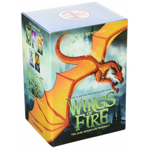 Wings of Fire Jade Mountain 5 Books Collection Box Set by Tui T. Sutherland (Books 6-10) - Fiction - Paperback
