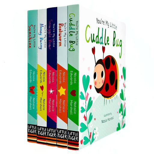 You are My Little Series 5 Books Collection Set By Nicola Edwards & Natalie Marshall(Sunshine, Honey Bunny ,Snuggle Bear, Bookworm & Cuddle Bug) - The Book Bundle