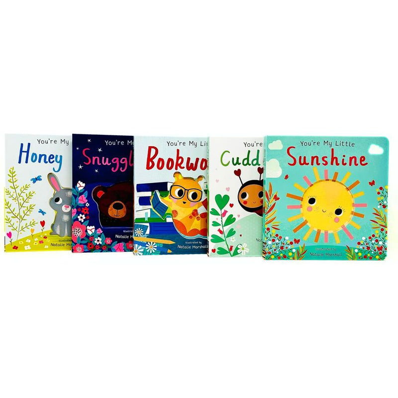 You are My Little Series 5 Books Collection Set By Nicola Edwards & Natalie Marshall(Sunshine, Honey Bunny ,Snuggle Bear, Bookworm & Cuddle Bug) - The Book Bundle
