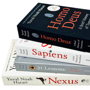 Yuval Noah Harari Collection 4 Books Set (Homo Deus, Sapiens A Brief History of Humankind, 21 Lessons for the 21st Century & Nexus) - The Book Bundle