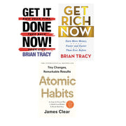 Get Rich Now, Get It Done Now! ,Atomic Habits 3 Books Set - The Book Bundle