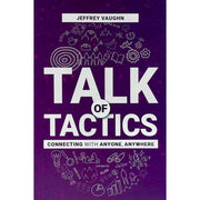 Book cover for "Talk of Tactics" by Jeffrey Vaughn, a Rupa Publications edition, featuring a modern design with engaging typography.